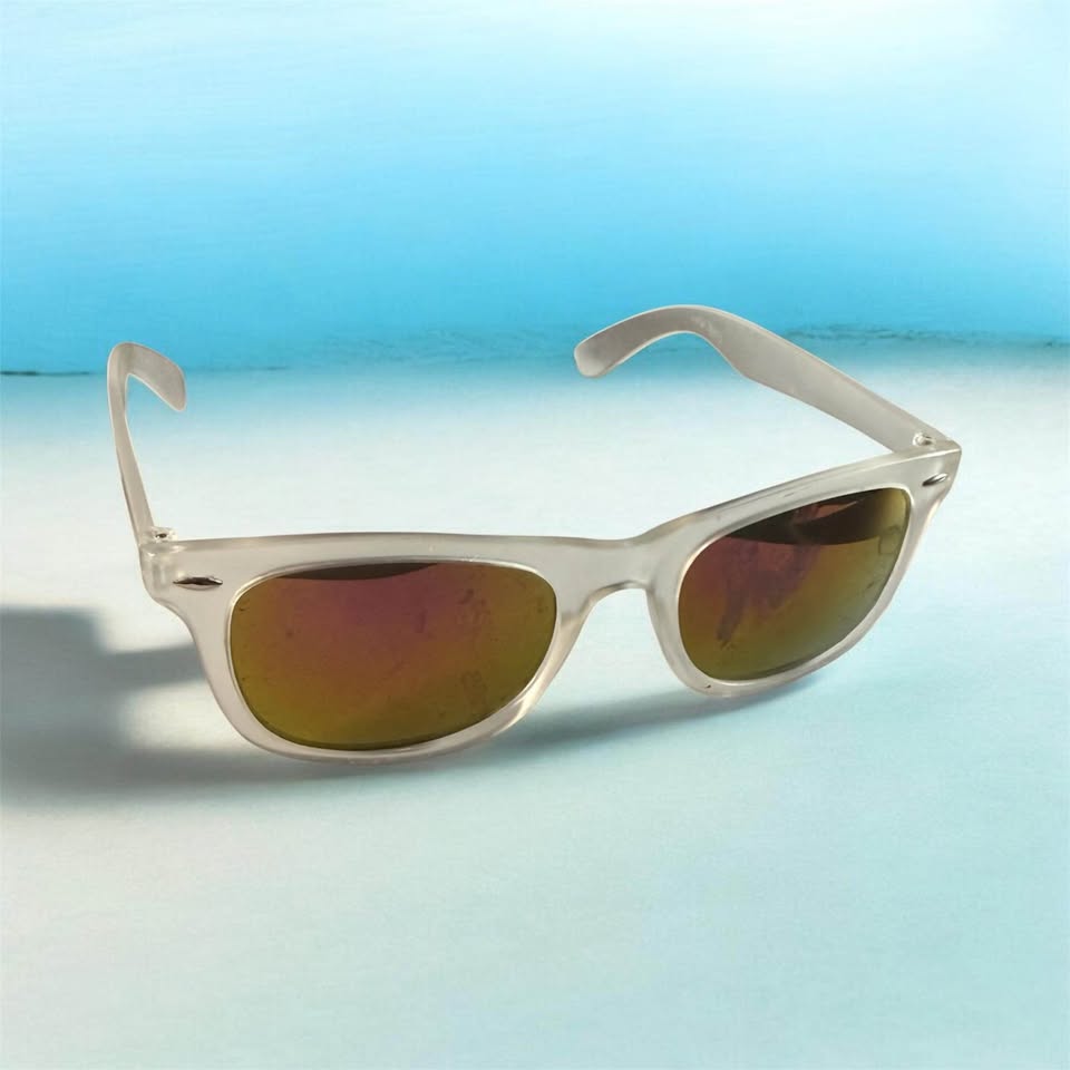 Frosted Rectangle Sunglasses