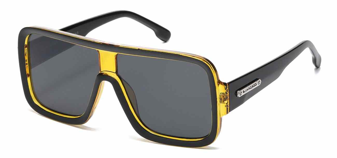 Biohazard Square Frame Sunglasses (BZ66338)