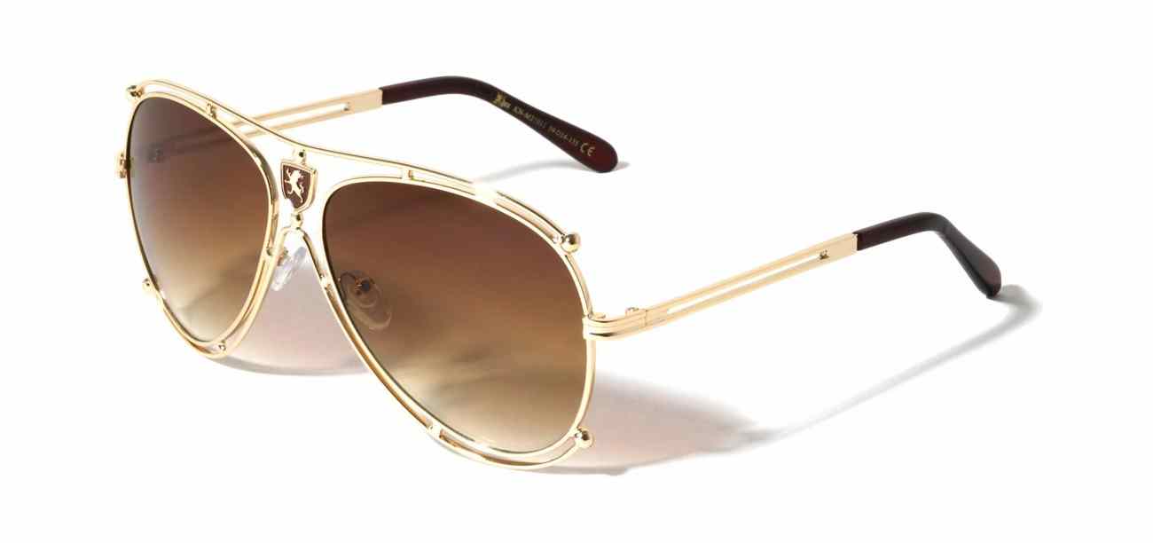 Khan Metallic Aviator Sunglasses (KN-M21011)