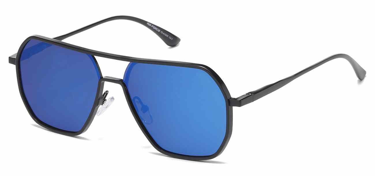 Air Force Polarized Square Metallic Aviator (PZ-AV5206)