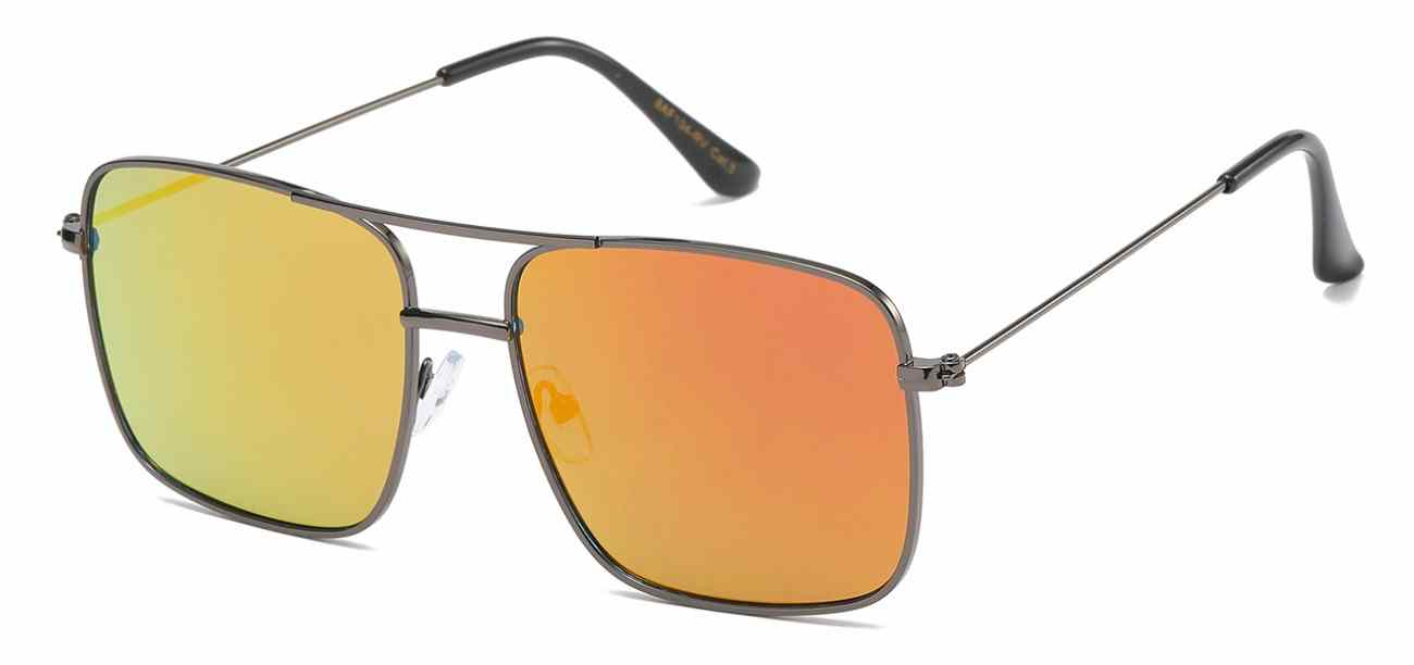 Air Force Square Aviator Sunglasses Revo (AF104-RV)