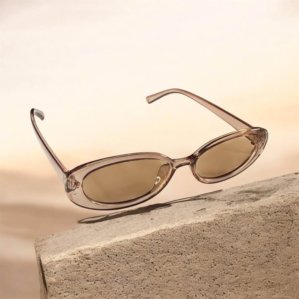 Slim Oval Sunglasses