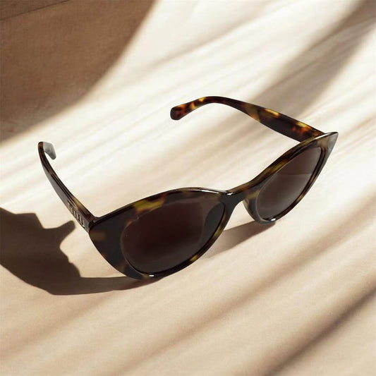 Tortoiseshell Cat-Eye Sunglasses