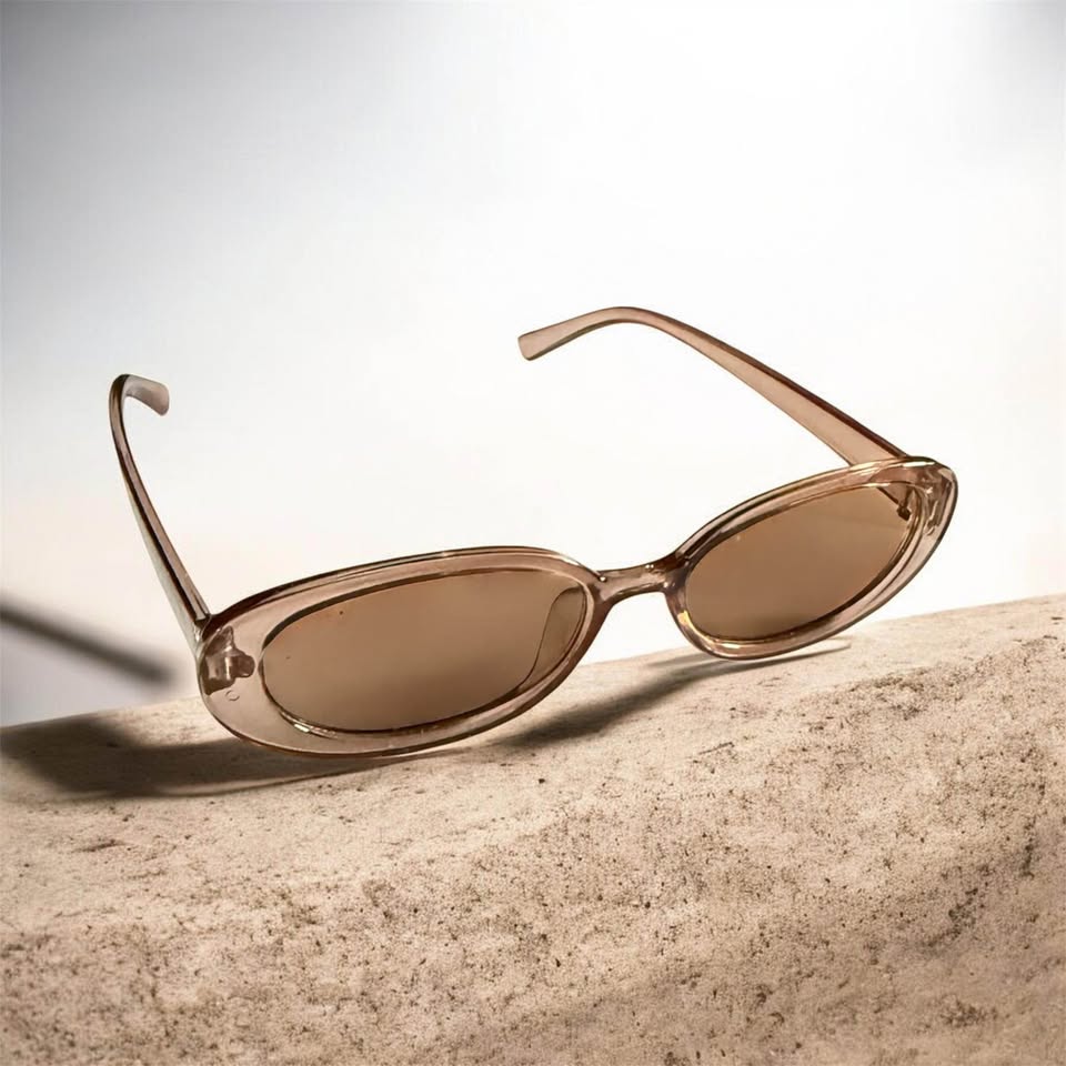 Slim Oval Sunglasses