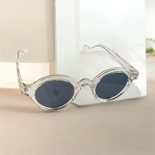 Crystal Oval Sunglasses