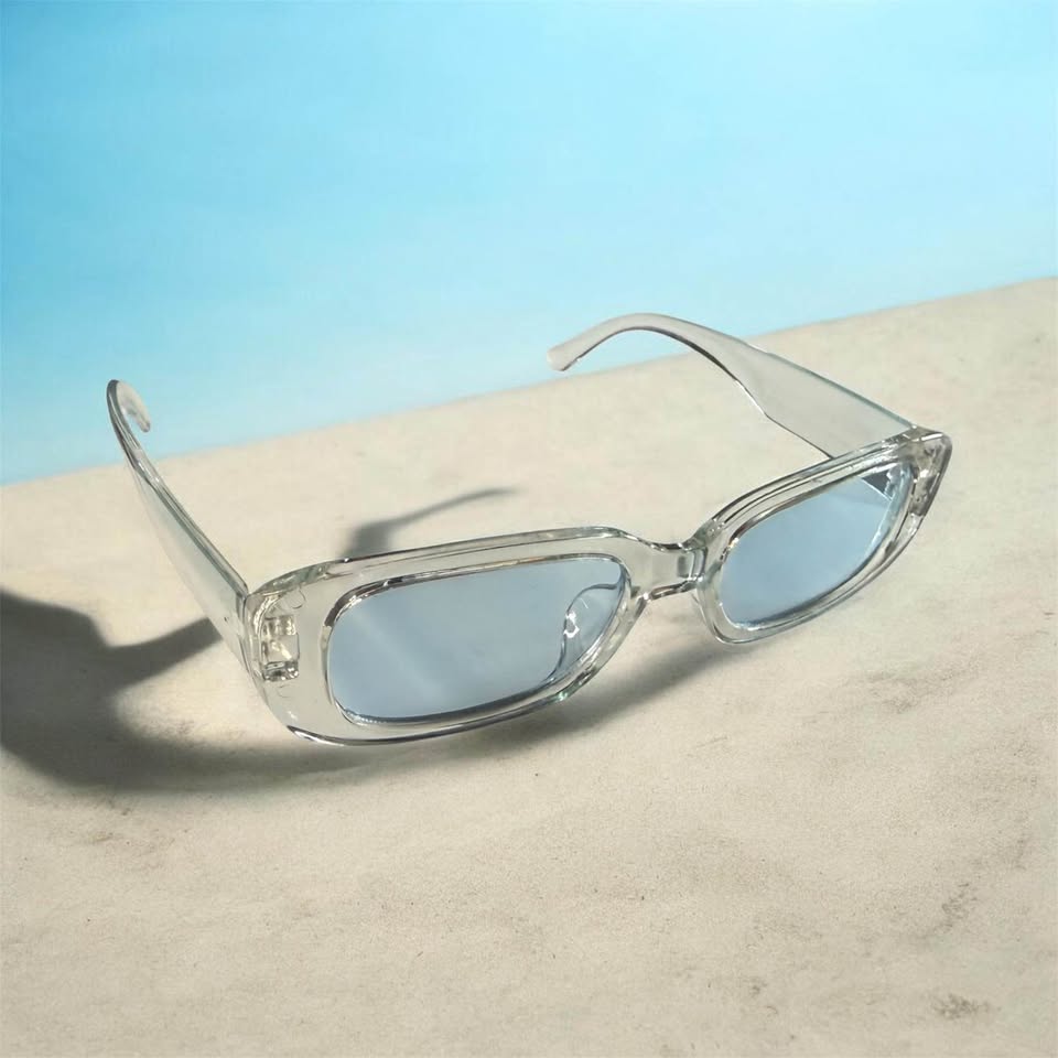 Clear Rectangle Sunglasses
