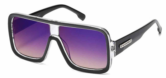 Biohazard Square Frame Sunglasses (BZ66338)