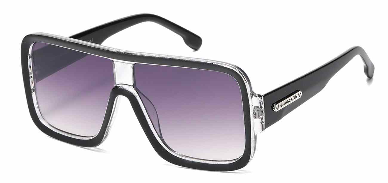 Biohazard Square Frame Sunglasses (BZ66338)