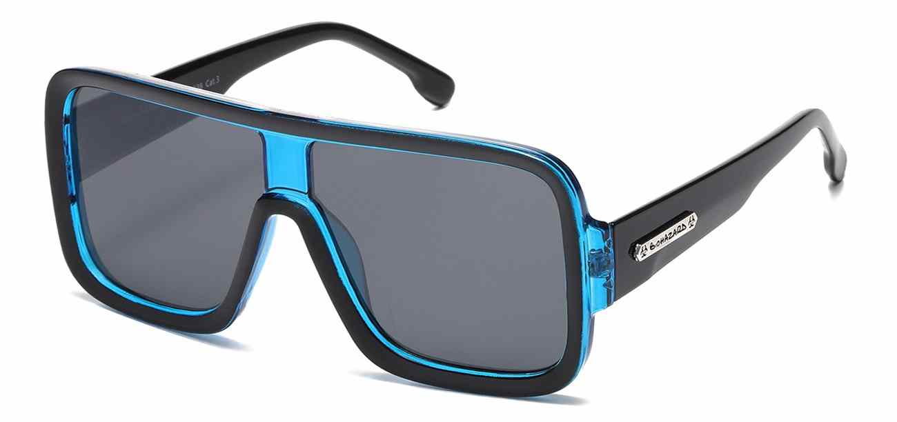Biohazard Square Frame Sunglasses (BZ66338)