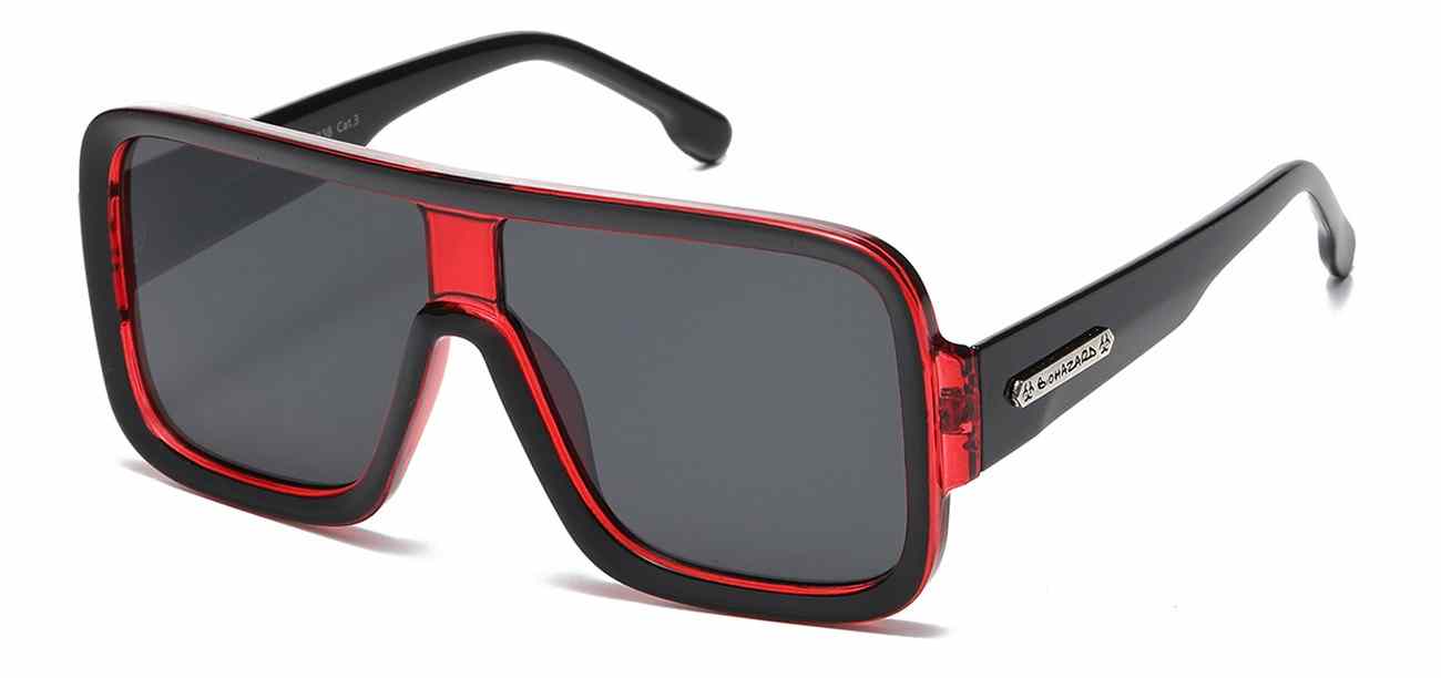 Biohazard Square Frame Sunglasses (BZ66338)