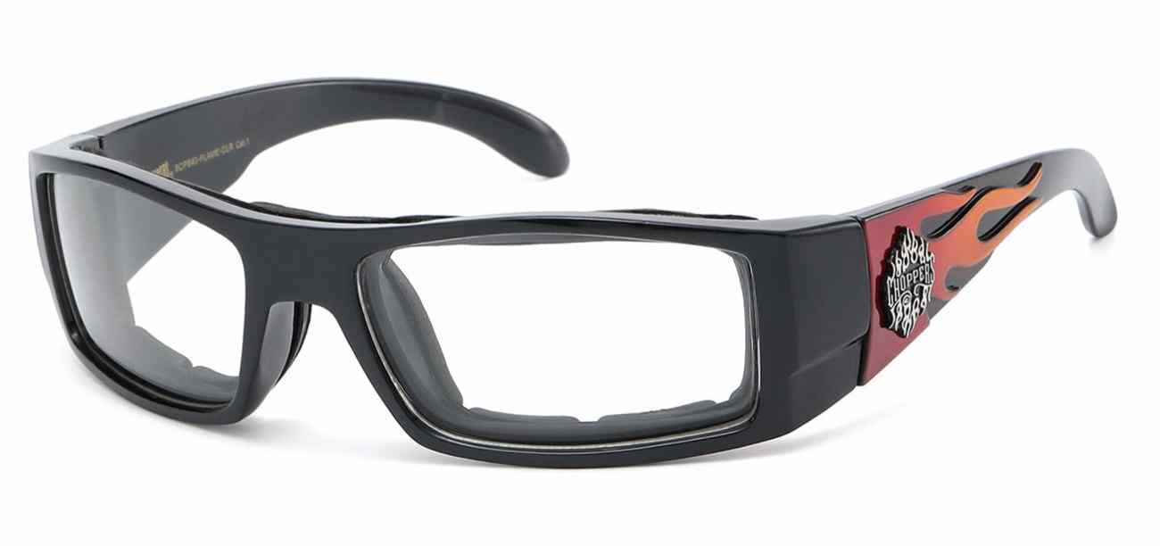 Clear Padded Goggles (CP941-FLAME-CLR)