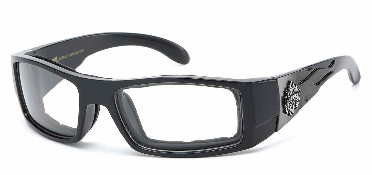 Clear Padded Goggles (CP941-FLAME-CLR)