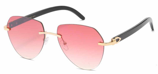 Giselle Metallic Rimless Aviator (GSL28251)