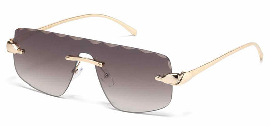 Giselle Metallic Rimless Sunglasses (GSL28288)