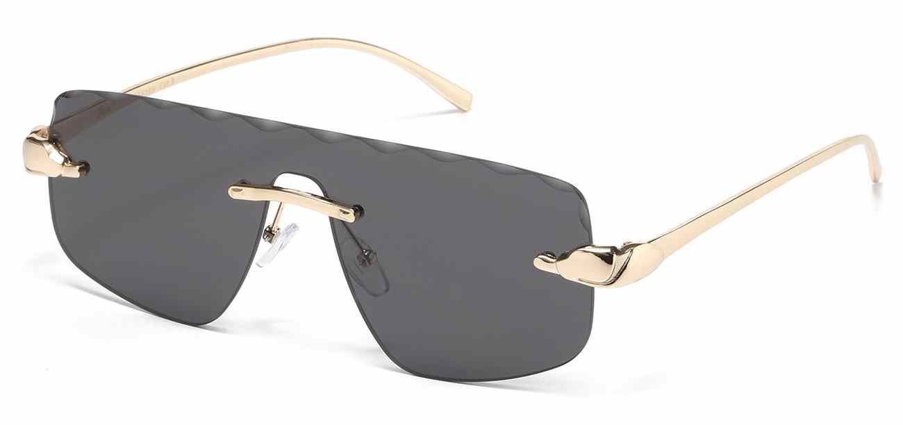 Giselle Metallic Rimless Sunglasses (GSL28288)