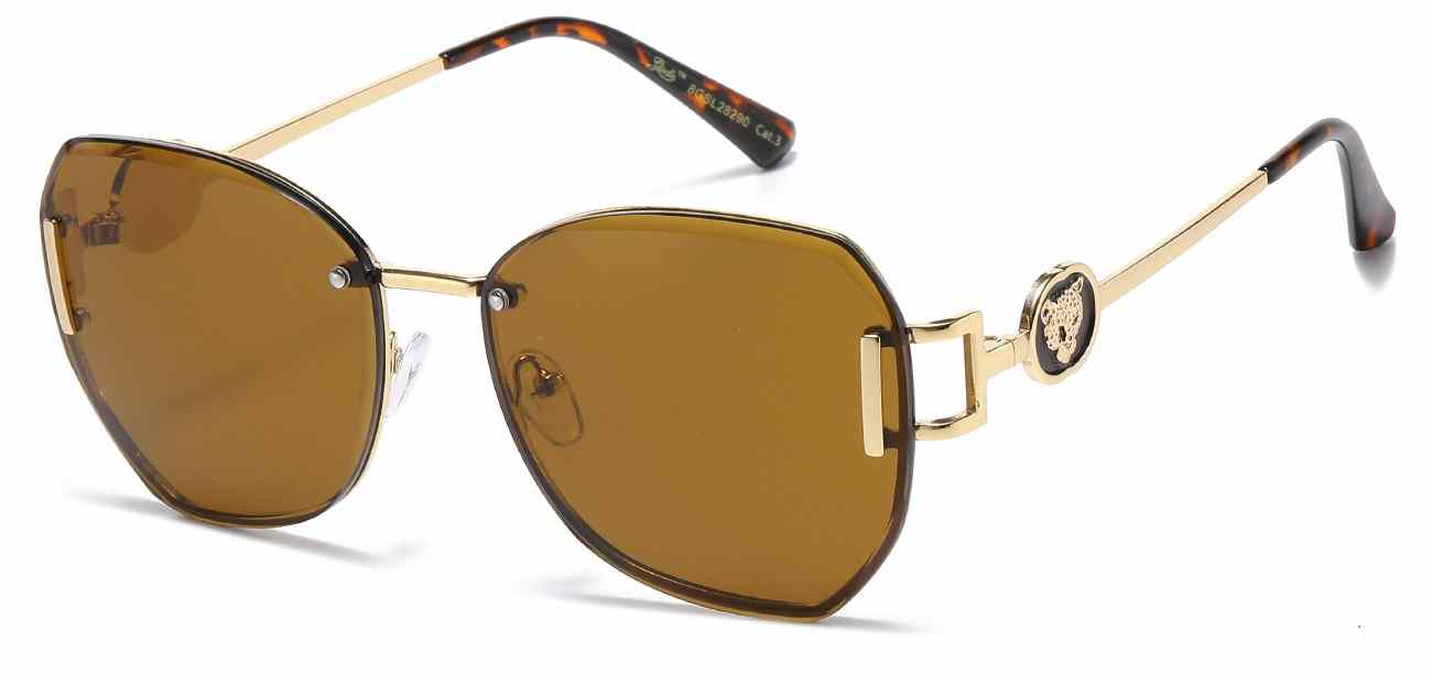 Giselle Metallic Rimless Sunglasses (GSL28290)