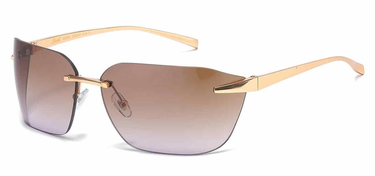 Giselle Metallic Rimless Sunglasses (GSL28303)