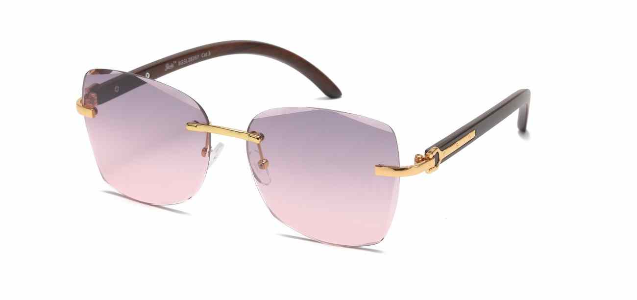 Giselle Metallic Square Sunglasses (GSL28267)
