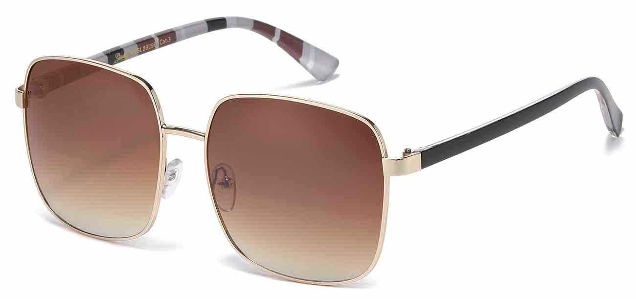 Giselle Metallic Square Sunglasses (GSL28296)