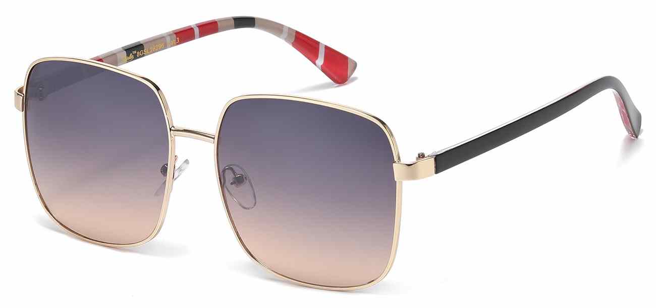 Giselle Metallic Square Sunglasses (GSL28296)