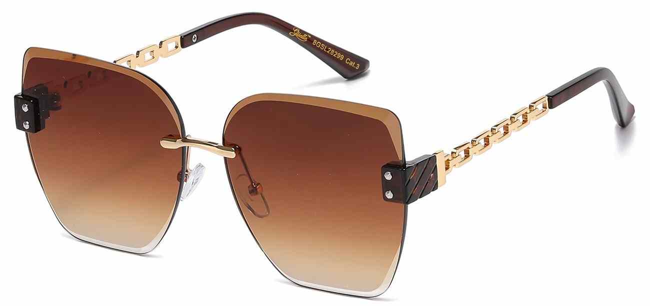 Giselle Metallic Square Sunglasses (GSL28299)
