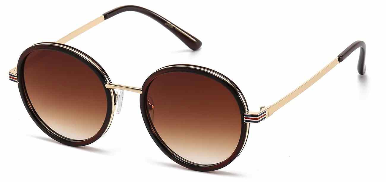 Giselle Nickel Round Frame Shades (GSL28280)