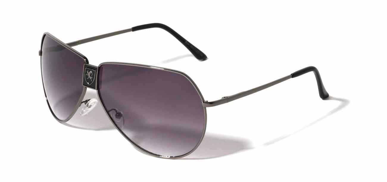 Khan Metallic Aviator Sunglasses (KN-1122)