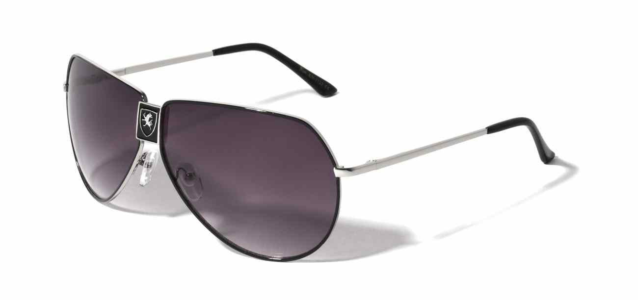 Khan Metallic Aviator Sunglasses (KN-1122)