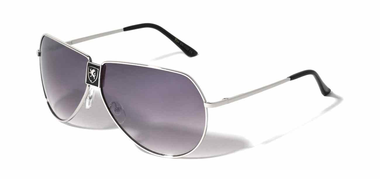Khan Metallic Aviator Sunglasses (KN-1122)