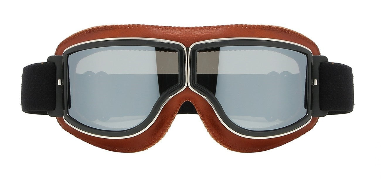Mirrored Padded Motorcycle Goggle (CP933-SLM)