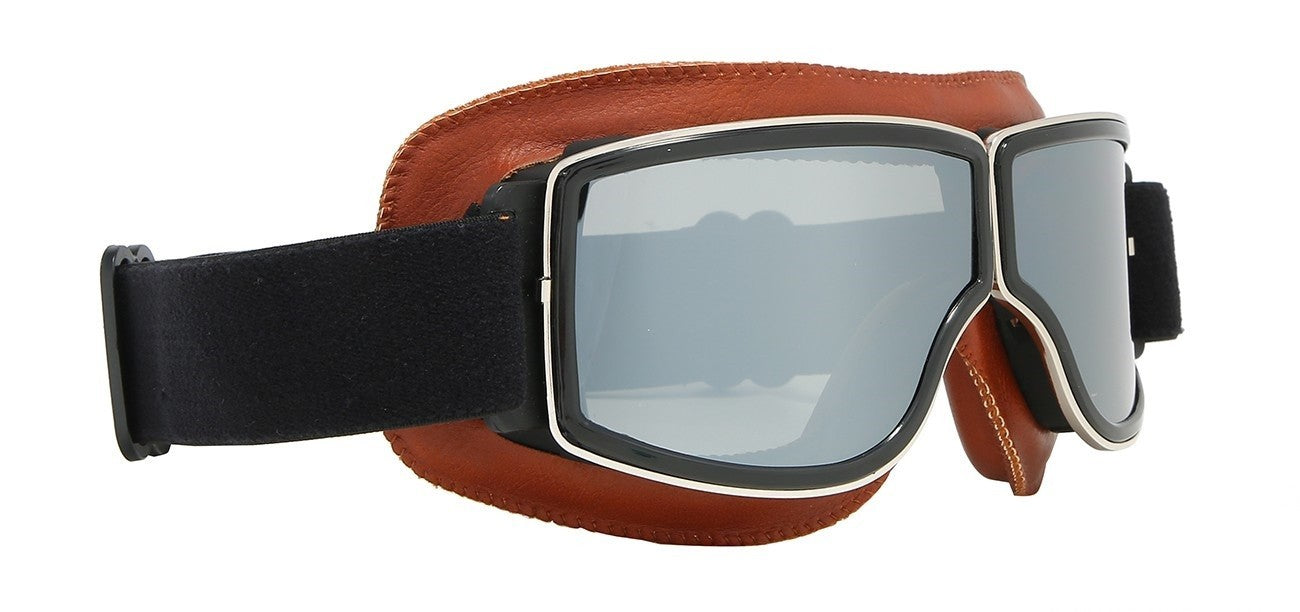 Mirrored Padded Motorcycle Goggle (CP933-SLM)