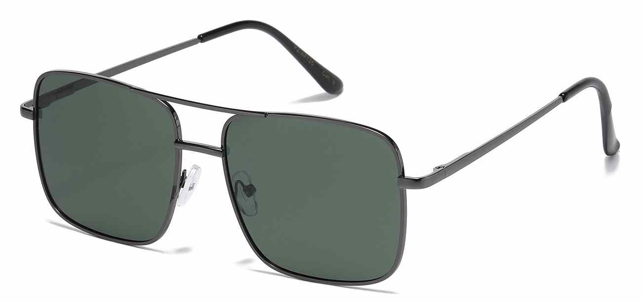 Air Force Polarized Square Metallic Aviator (PZ-AF125)