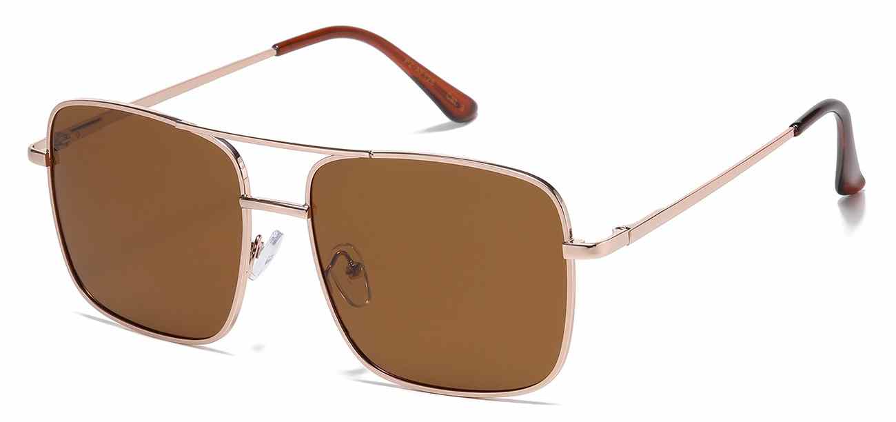Air Force Polarized Square Metallic Aviator (PZ-AF125)