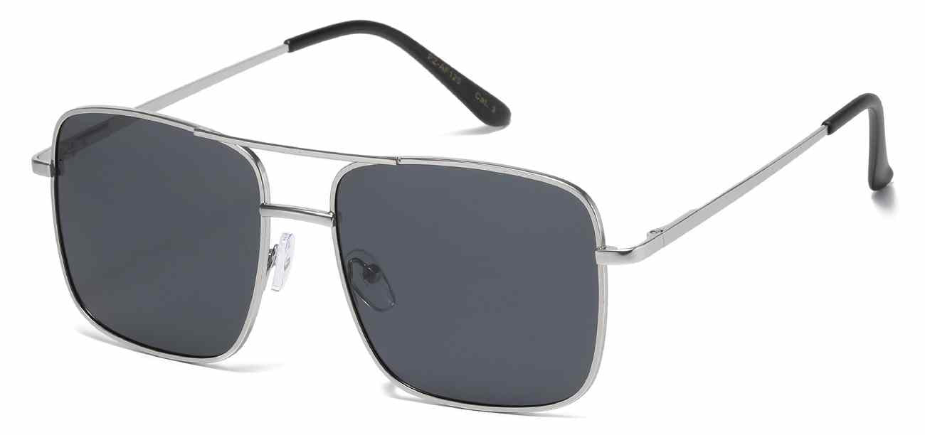 Air Force Polarized Square Metallic Aviator (PZ-AF125)