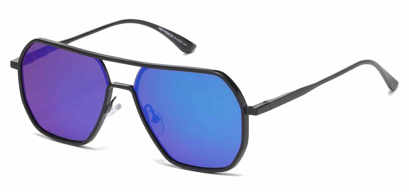 Air Force Polarized Square Metallic Aviator (PZ-AV5206)