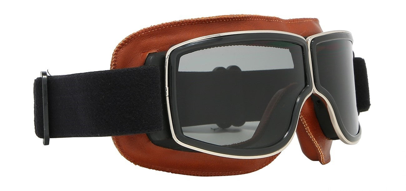 Smoke Padded Motorcycle Goggles (CP933-SMK)