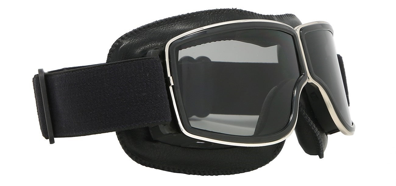 Smoke Padded Motorcycle Goggles (CP933-SMK)