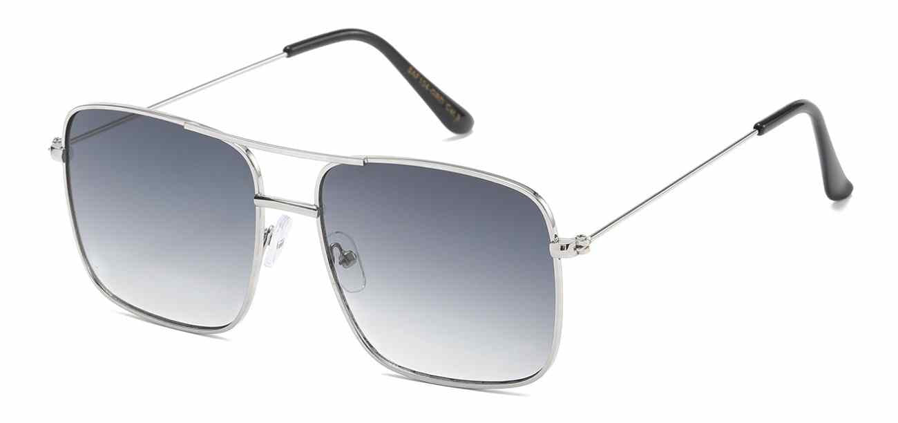 Air Force Square Aviator Sunglasses (AF104-GRD)