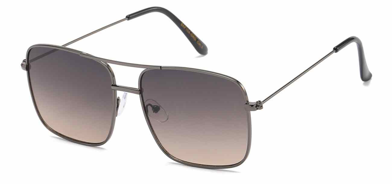 Air Force Square Aviator Sunglasses (AF104-GRD)