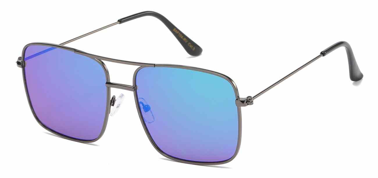Air Force Square Aviator Sunglasses Revo (AF104-RV)