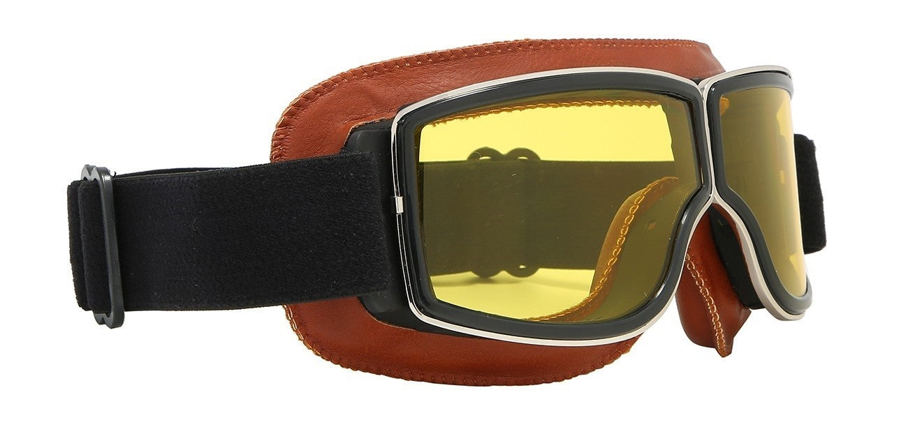 Yellow Padded Motorcyle Goggle (CP933-ND)