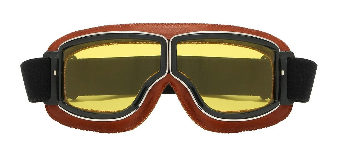 Yellow Padded Motorcyle Goggle (CP933-ND)